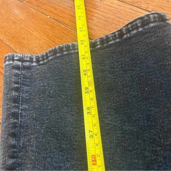 ANTHROPOLOGIE Flare BELL BOTTOMS Jeans Black Denim Boho bootcut y2k Sz 26 Edwin - Picture 7 of 10